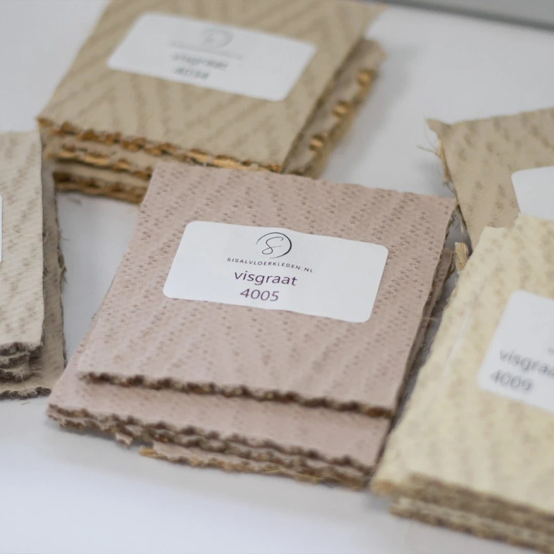 sisal vloerbedekking staaltje
