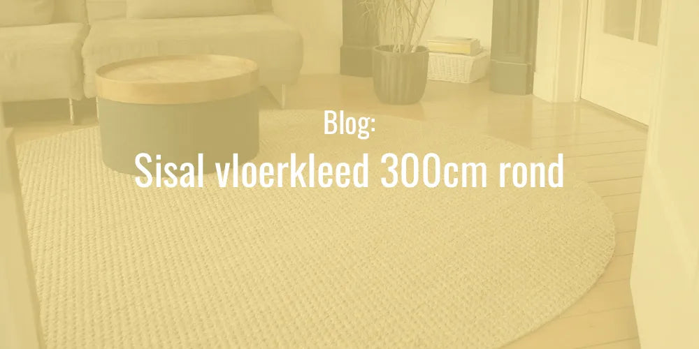 sisal vloerkleed 300 rond