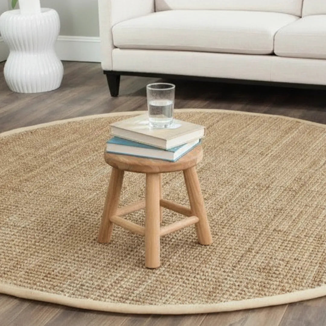 sisal vloerkleed rond op maat