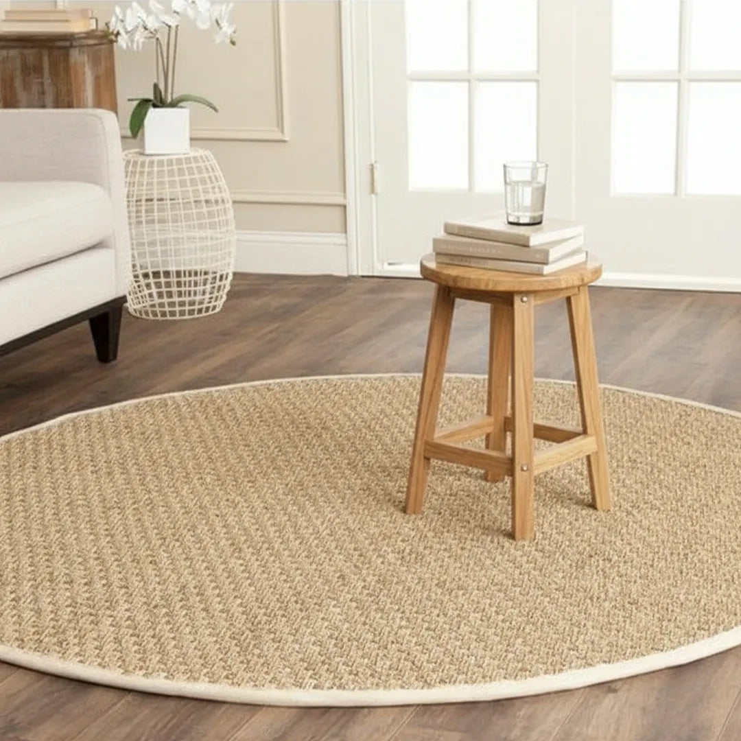 sisal vloerkleed rond op maat