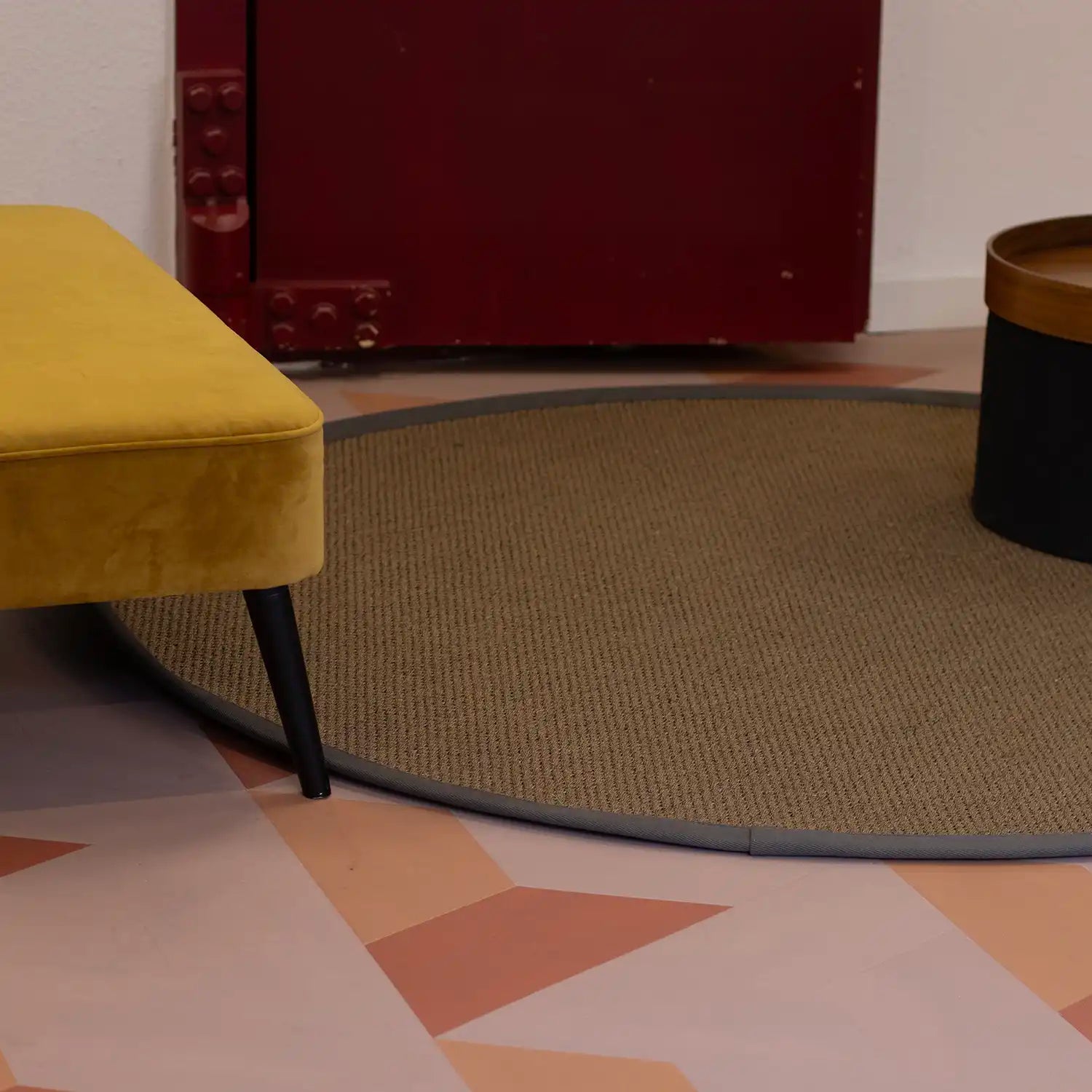 Sisal vloerkleed Dragon Grass Mokka