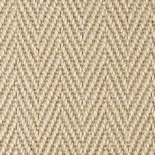 sisal vloerkleed visgraat licht zand